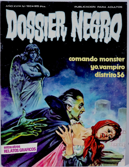 CÓMIC DOSSIER NEGRO 193 EDICIONES GIESA IBERO MUNDIAL TERROR GRAPA BUEN ESTADO
