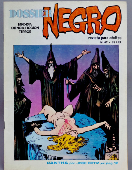 CÓMIC DOSSIER NEGRO 147 EDICIONES GIESA IBERO MUNDIAL TERROR GRAPA MUY BUEN ESTADO