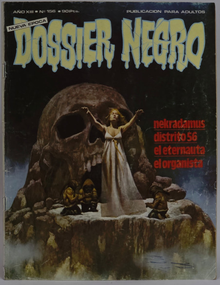 CÓMIC DOSSIER NEGRO 156 EDICIONES GIESA IBERO MUNDIAL TERROR GRAPA BUEN ESTADO