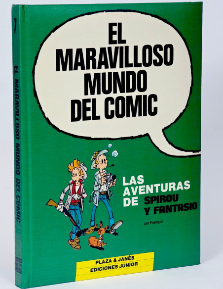 EL MARAVILLOSO MUNDO DEL CÓMIC 7 AVENTURAS SPIROU Y FANTASIO GRIJALBO-DARGAUD PLAZA JUNIOR EXCELENTE