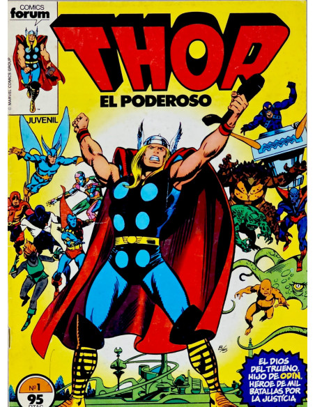 COLECCIÓN COMPLETA THOR VOL.1 CÓMICS FORUM MARVEL VOLUMEN EN MUY BUEN ESTADO