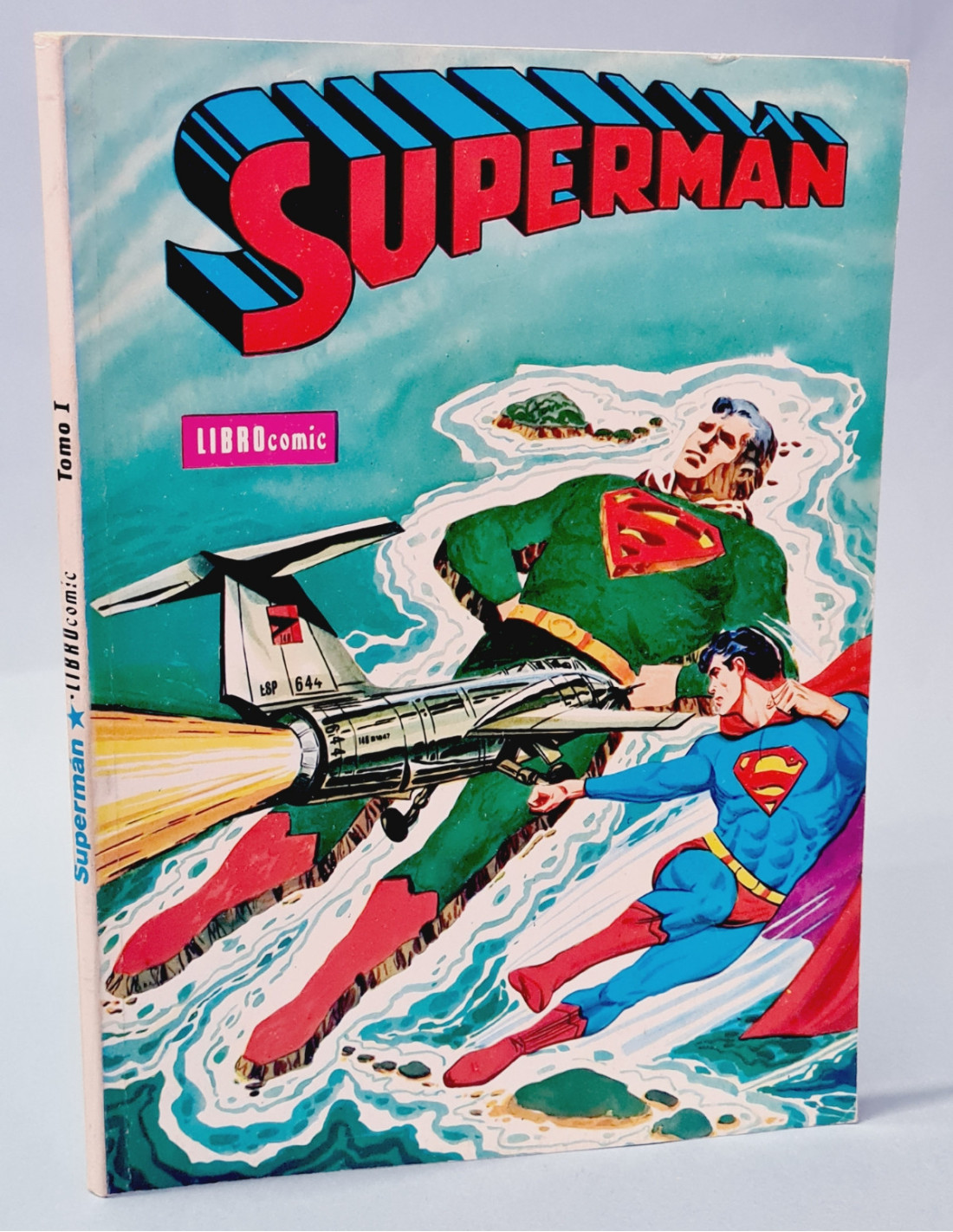 CASI EXCELENTE ESTADO SUPERMAN TOMO I 1 LIBROCOMIC NOVARO TAPA BLAN...
