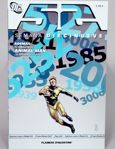 CÓMIC DE KIOSCO 52 SEMANA DIECINUEVE 19 PLANETA DEAGOSTINI DC GRAPA