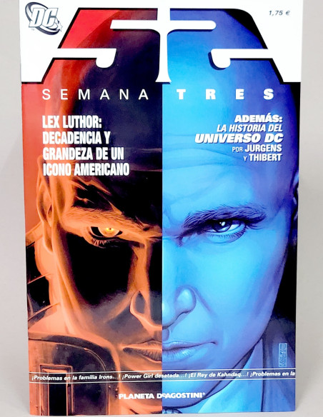 CÓMIC DE KIOSCO 52 SEMANA TRES 3 PLANETA DEAGOSTINI DC GRAPA