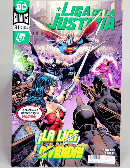 CÓMIC DE KIOSCO LIGA DE LA JUSTICIA 31 DC 109 ECC EDICIONES GRAPA 2021