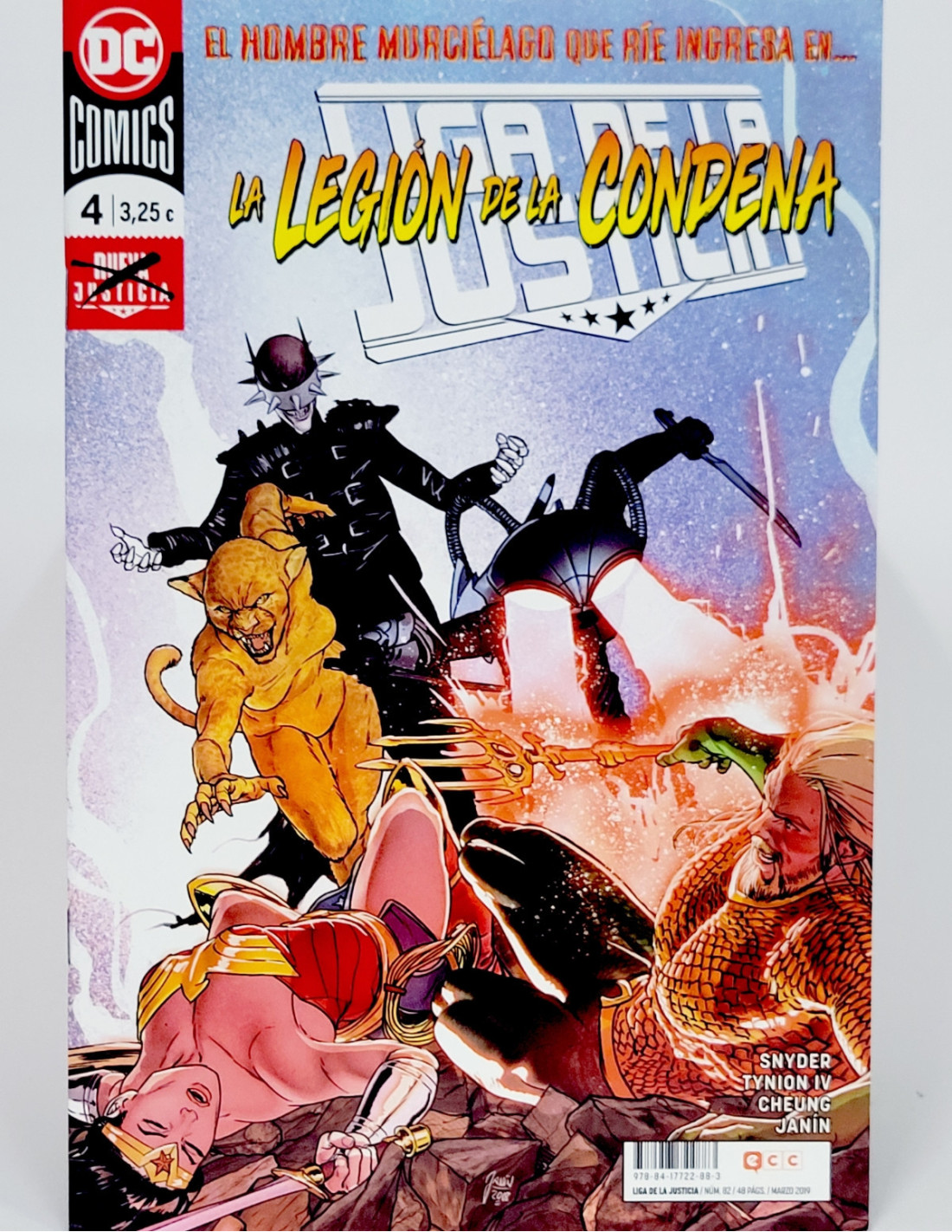 CÓMIC DE KIOSCO NUEVA LIGA DE LA JUSTICIA 4 LA LEGIÓN DE LA CONDENA...