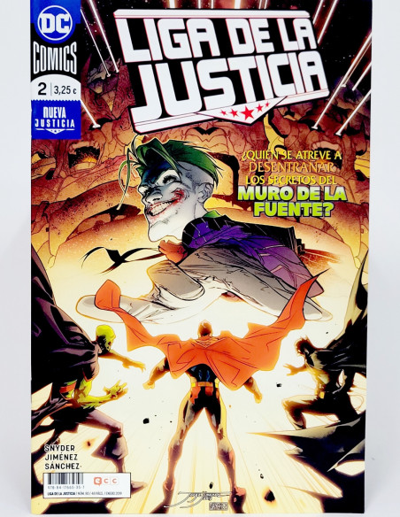 CÓMIC DE KIOSCO NUEVA LIGA DE LA JUSTICIA 2 DC 80 ECC EDICIONES GRAPA 2019