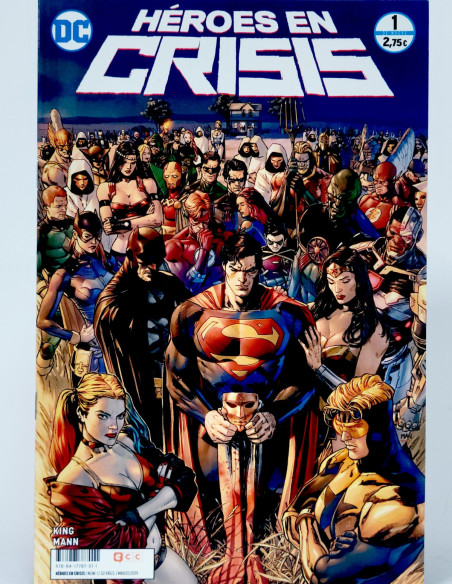 CÓMIC DE KIOSCO HÉROES EN CRISIS 1 DC ECC EDICIONES GRAPA 2019