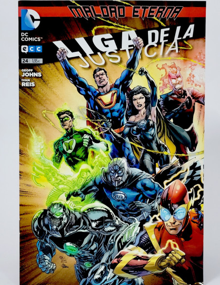 CÓMIC DE KIOSCO MALDAD ETERNA LIGA DE LA JUSTICIA 24 DC ECC EDICIONES GRAPA