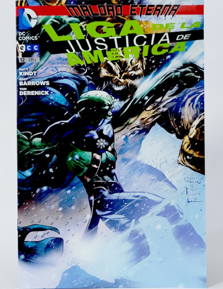 CÓMIC DE KIOSCO MALDAD ETERNA LIGA DE LA JUSTICIA DE AMÉRICA 12 DC ECC EDICIONES GRAPA