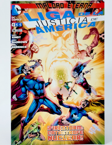 CÓMIC DE KIOSCO MALDAD ETERNA LIGA DE LA JUSTICIA DE AMÉRICA 14 DC ECC EDICIONES GRAPA