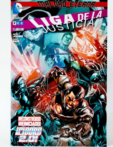CÓMIC DE KIOSCO MALDAD ETERNA LIGA DE LA JUSTICIA 27 DC ECC EDICIONES GRAPA