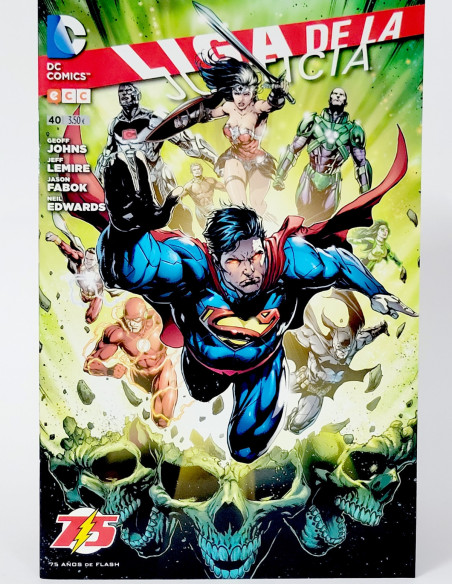 CÓMIC DE KIOSCO LIGA DE LA JUSTICIA 40 DC ECC EDICIONES GRAPA