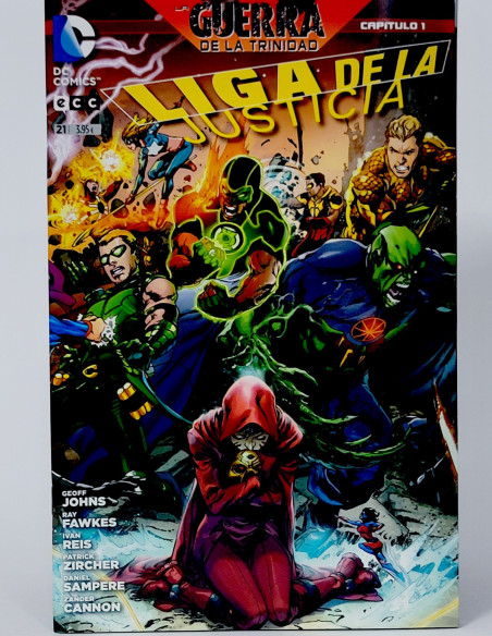 CÓMIC DE KIOSCO LA GUERRA DE LA TRINIDAD LIGA DE LA JUSTICIA 21 DC ECC EDICIONES GRAPA