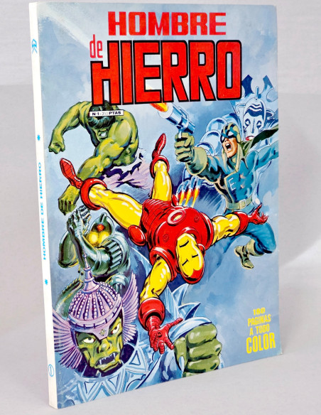 CÓMIC EXCELENTE EL HOMBRE DE HIERRO 1 AL 5 RETAPADO EDICIONES SURCO VERTICE MARVEL MUNDI CÓMICS