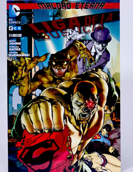 CÓMIC DE KIOSCO LIGA DE LA JUSTICIA 23 MALDAD ETERNA DC ECC EDICIONES GRAPA