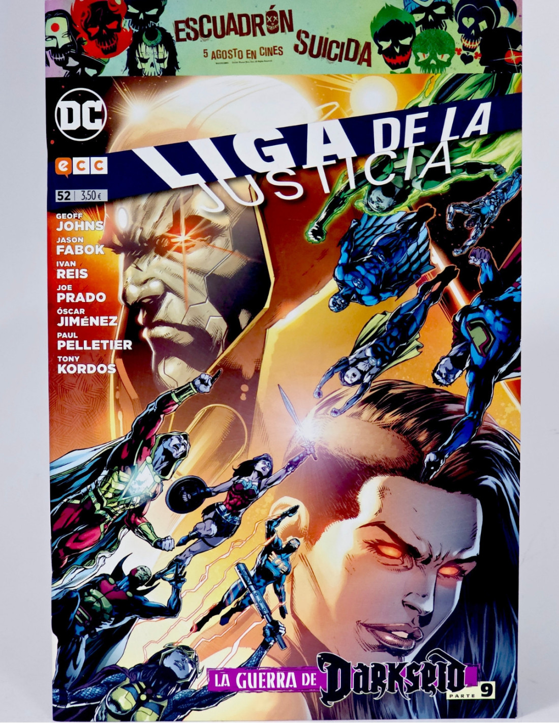 CÓMIC DE KIOSCO LIGA DE LA JUSTICIA 52 LA GUERRA DE DARSEID DC ECC ...