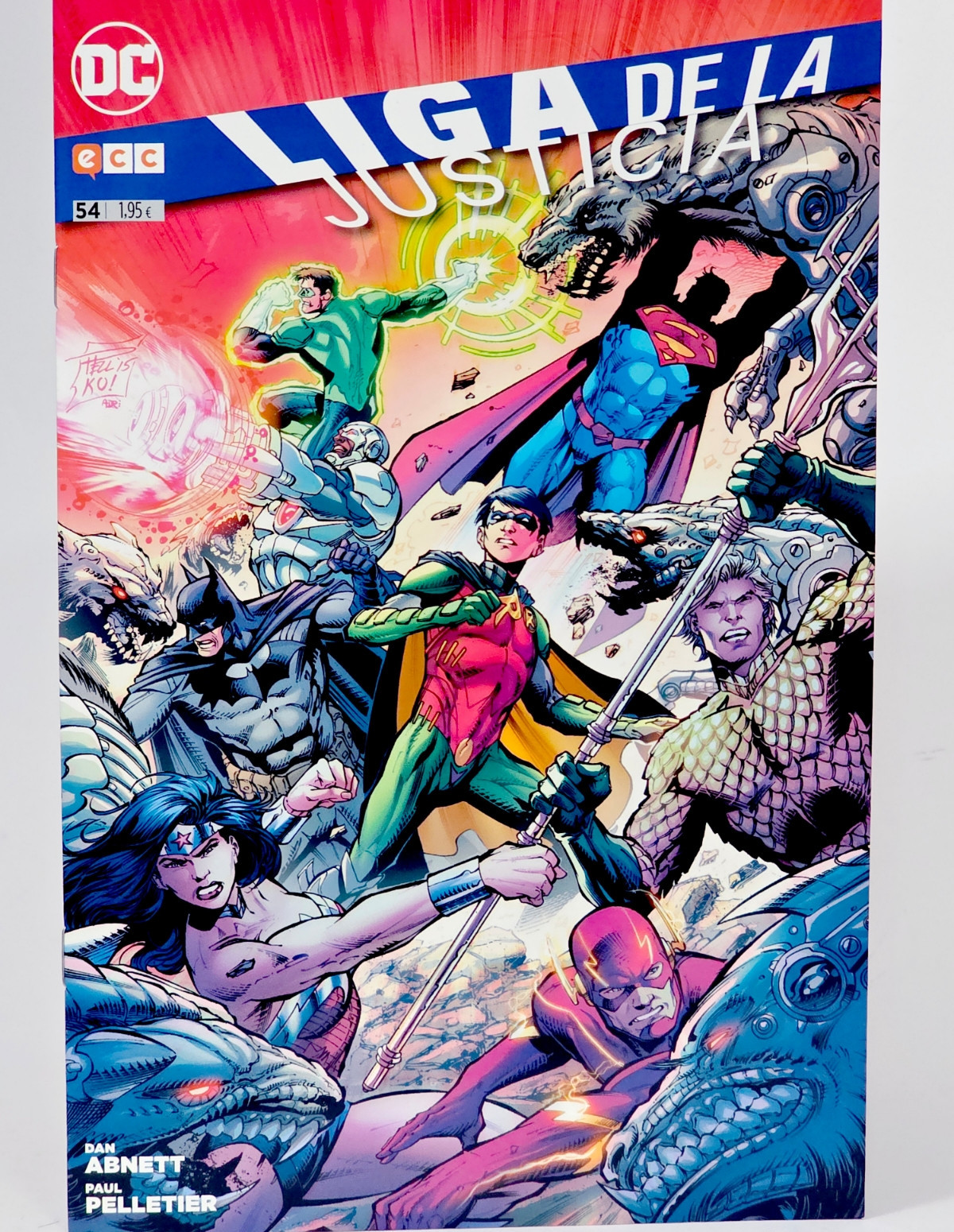 Liga de la Justicia 54 DC ECC grapa cómic coleccionable