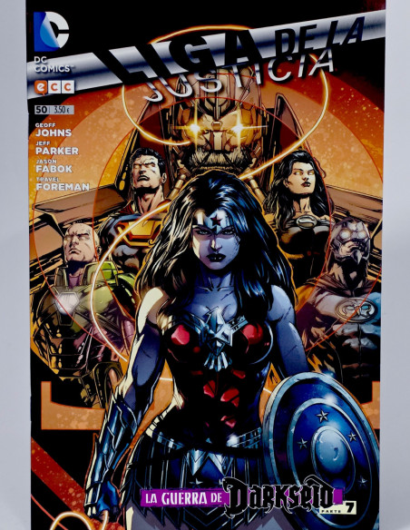 CÓMIC DE KIOSCO LIGA DE LA JUSTICIA 50 LA GUERRA DE DARKSEID DC ECC EDICIONES GRAPA