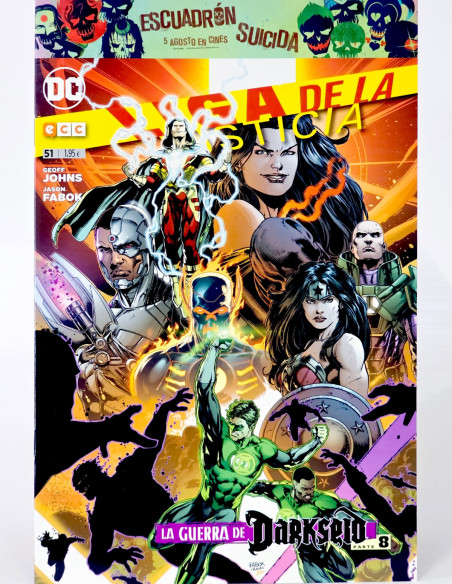CÓMIC DE KIOSCO LIGA DE LA JUSTICIA 51 LA GUERRA DE DARKSEID DC ECC EDICIONES GRAPA