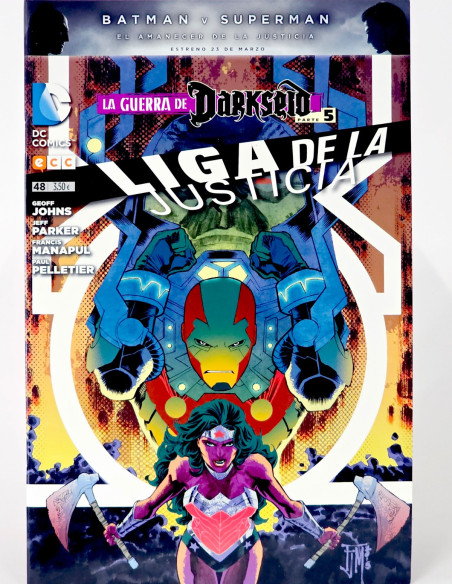 CÓMIC DE KIOSCO LIGA DE LA JUSTICIA 48 BATMAN SUPERMAN DC ECC EDICIONES GRAPA