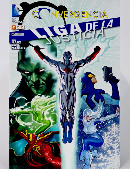 CÓMIC DE KIOSCO LIGA DE LA JUSTICIA 43 CONVERGENCIA DC ECC EDICIONES GRAPA
