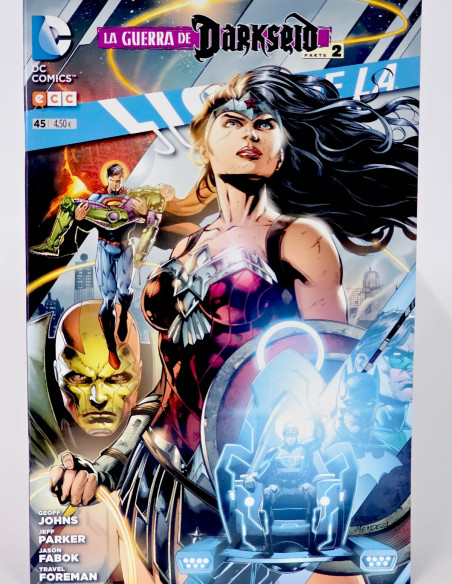 CÓMIC DE KIOSCO LIGA DE LA JUSTICIA 45 LA GUERRA DE DARKSEID DC ECC EDICIONES GRAPA