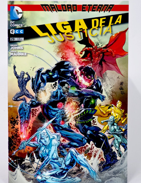 CÓMIC DE KIOSCO LIGA DE LA JUSTICIA 29 MALDAD ETERNA DC ECC EDICIONES GRAPA