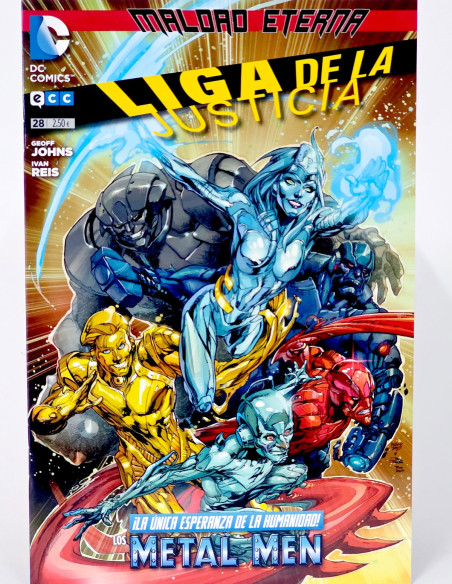 CÓMIC DE KIOSCO LIGA DE LA JUSTICIA 28 MALDAD ETERNA DC ECC EDICIONES GRAPA
