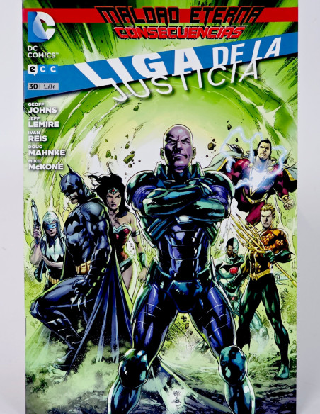 CÓMIC DE KIOSCO LIGA DE LA JUSTICIA 30 MALDAD ETERNA DC ECC EDICIONES GRAPA