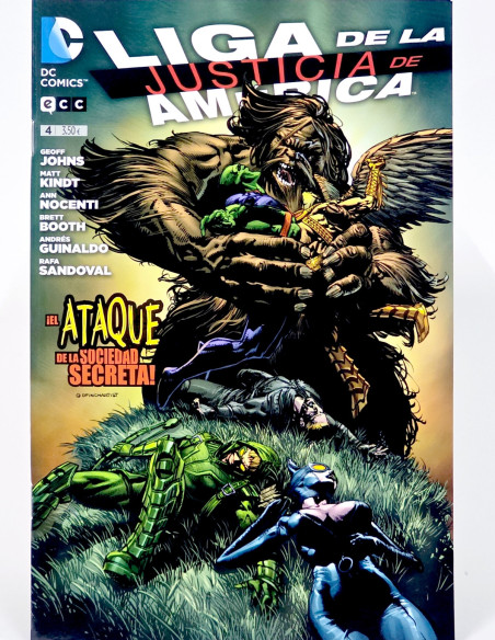 CÓMIC DE KIOSCO LIGA DE LA JUSTICIA DE AMERICA 4 DC ECC EDICIONES GRAPA