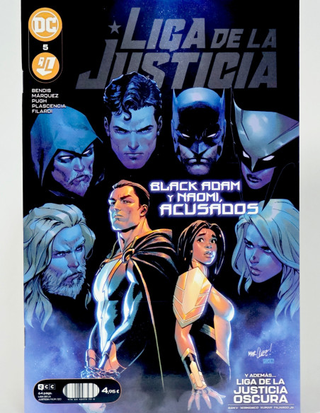 CÓMIC DE KIOSCO LIGA DE LA JUSTICIA 5 DC 120 ECC EDICIONES 2022 GRAPA