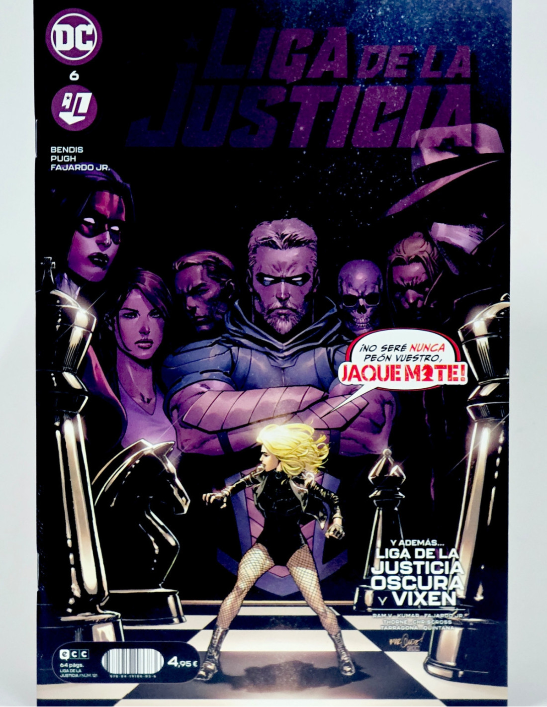 Cómic Liga de la Justicia DC ECC Ediciones 2022 grapa