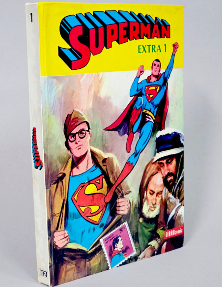 CÓMIC SUPERMAN 1 EXTRA LIBROCOMIC EDITORIAL NOVARO 1978 TAPA DURA BUEN ESTADO