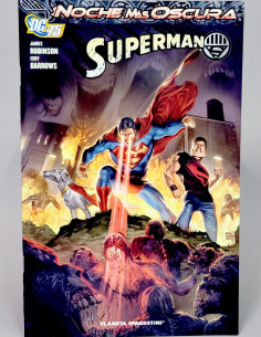CÓMIC DE KIOSCO SUPERMAN LA NOCHE MAS OSCURA JUNIO 2010...