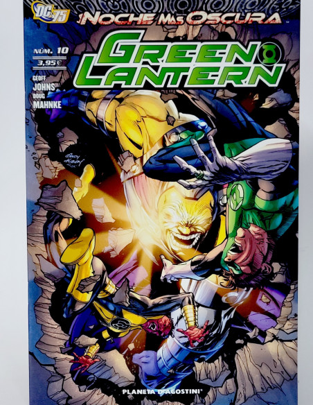 CÓMIC DE KIOSCO LA NOCHE MAS OSCURA GREEN LANTERN 10 DC 75 PLANETA DEAGOSTINI EDICIONES GRAPA