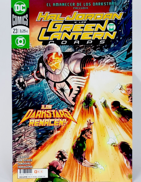 CÓMIC DE KIOSCO HAL JORDAN GREEN LANTERN CORPS 23 DC 78 ECC UNIVERSO GRAPA