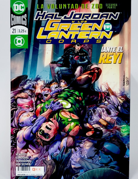 CÓMIC DE KIOSCO HAL JORDAN GREEN LANTERN CORPS 21 DC 76 ECC UNIVERSO GRAPA