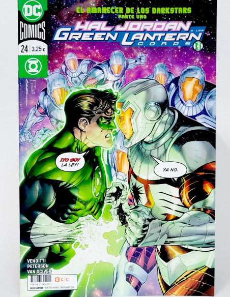 CÓMIC DE KIOSCO HAL JORDAN GREEN LANTERN CORPS 24 DC 79 ECC UNIVERSO GRAPA