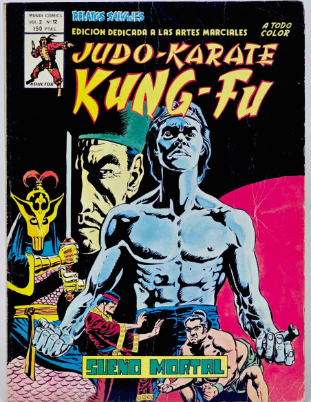 CÓMIC RELATOS SALVAJES 12 VOL.2 KUNG FU JUDO KARATE VERTICE MARVEL BUEN ESTADO