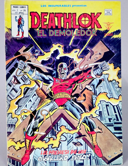 CÓMIC LOS INSUPERABLES 26 DEATHLOK EL DEMOLEDOR VERTICE MARVEL MUY BUEN ESTADO