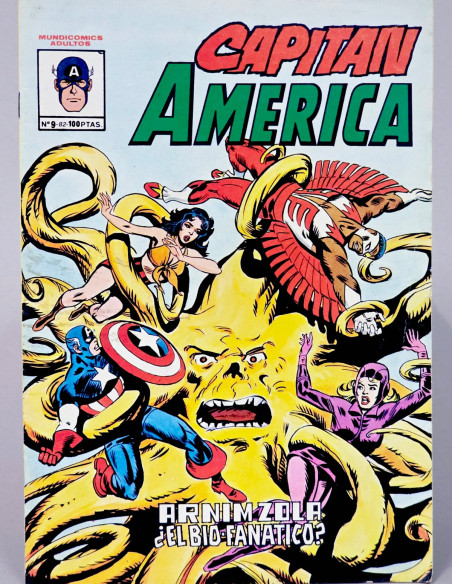 CÓMIC CAPITÁN AMÉRICA 9 ARNIMZOLA VERTICE MARVEL MUNDICOMICS MUY BUEN ESTADO