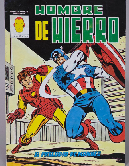 CÓMIC HOMBRE DE HIERRO 6 EL PRELUDIO VERTICE MARVEL MUNDICOMICS MUY BUEN ESTADO