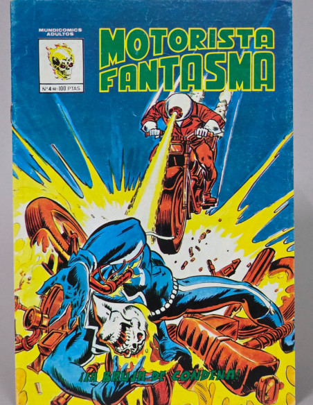 CÓMIC MOTORISTA FANTASMA 4 BRUJA CONDENA VERTICE MARVEL MUNDICOMICS MUY BUEN ESTADO