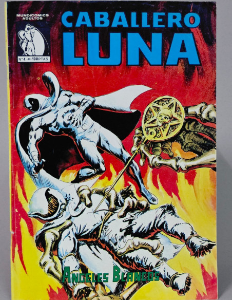 CÓMIC CABALLERO LUNA 4 ÁNGELES BLANCOS VERTICE MARVEL BUEN ESTADO