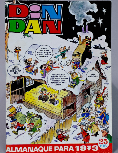 CÓMIC DIN DAN 23 ALMANAQUE 1973 EDITORIAL BRUGUERA BUEN ESTADO