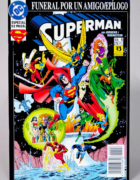 CÓMIC EXCELENTE SUPERMAN 6 VOL.3 DC VOLUMEN EDICIONES ZINCO GRAPA
