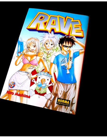 EXCELENTE ESTADO RAVE 5 HIRO MASHIMA MANGA