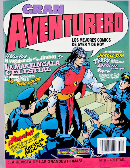 CÓMIC EXCELENTE GRAN AVENTURERO 8 EDICIONES B 1989