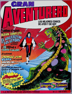 CÓMIC EXCELENTE GRAN AVENTURERO 2 EDICIONES B 1989